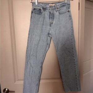 Levi’s Wedgie Straight Light Wash Jeans